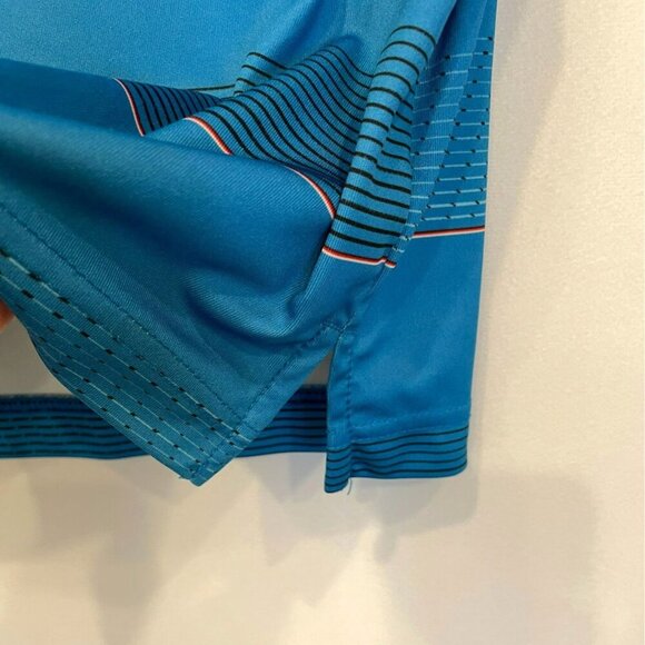 Grand Slam Performance Men's 3-Button Striped Golf Polo Shirt Size XXL in Blue - Picture 5 of 13